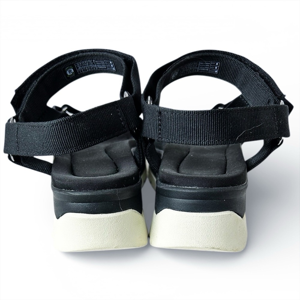 Teva Black and White Platform Sandals - Picture 6 of 9